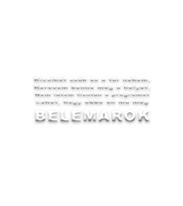  minta fekete pólón