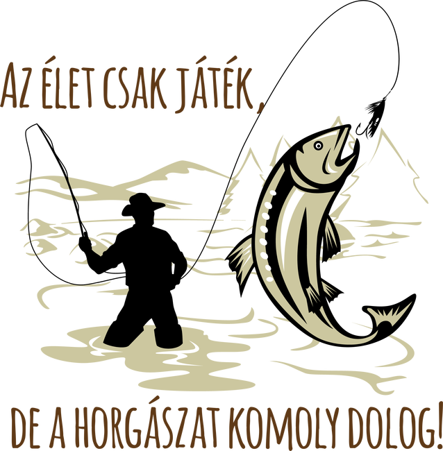 Horgász póló