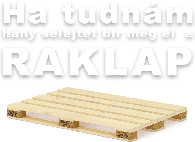 Ha tudnám hány selejtet bír még el a Raklap