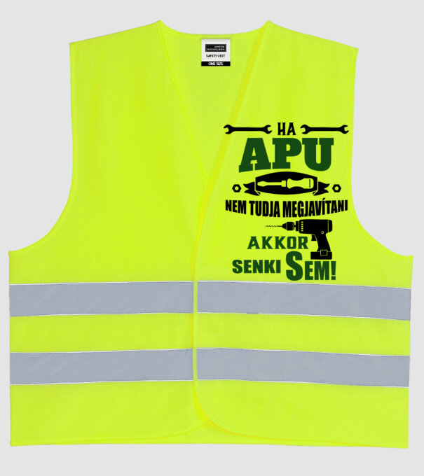  minta neonsárga pólón