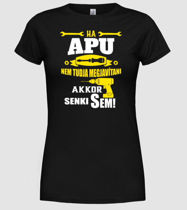  minta fekete pólón