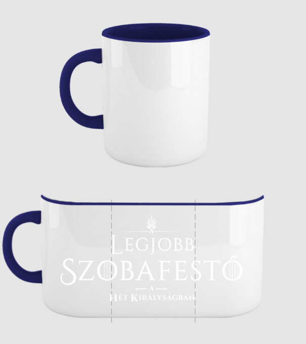  minta sötétkék pólón