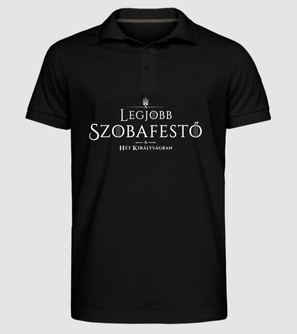  minta fekete pólón