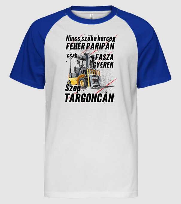  minta fehér/royal pólón