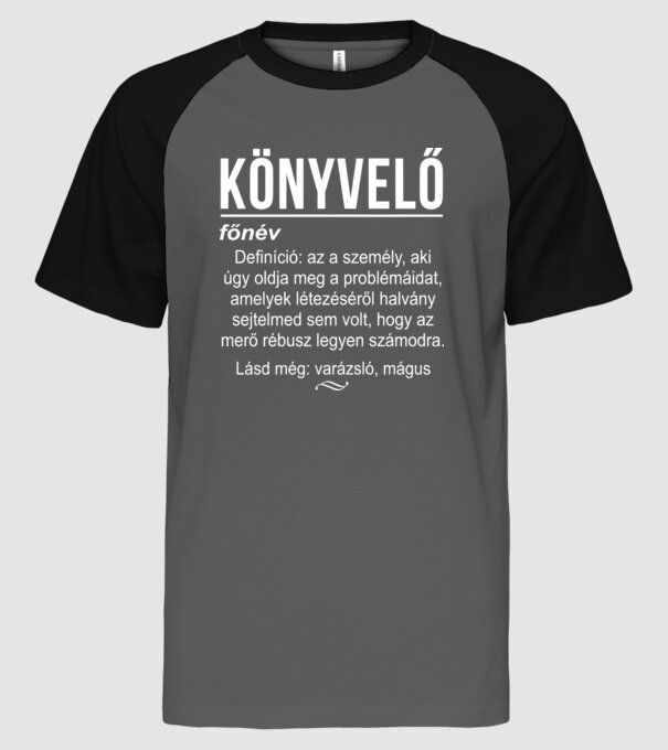  minta szürke/fekete pólón