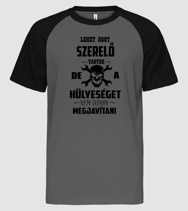  minta szürke/fekete pólón