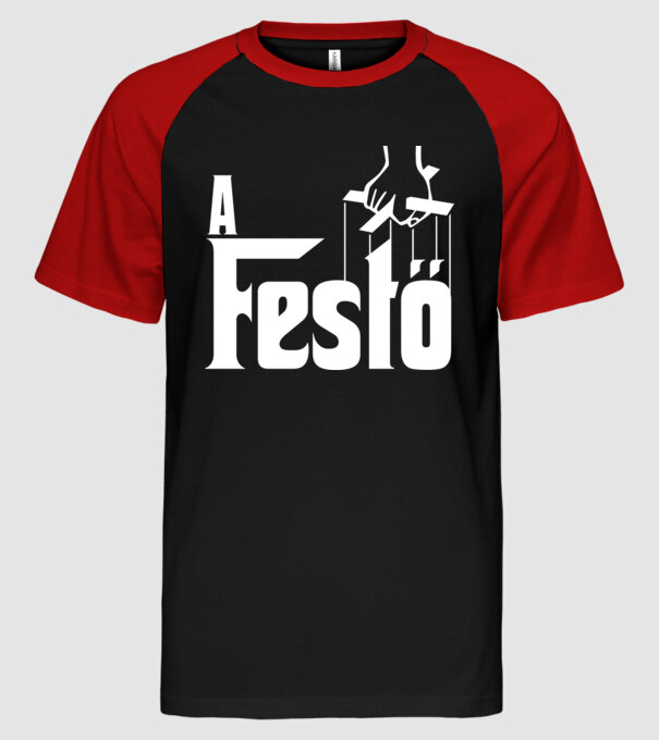  minta fekete/piros pólón