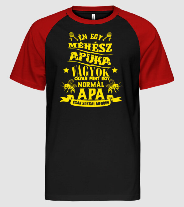  minta fekete/piros pólón
