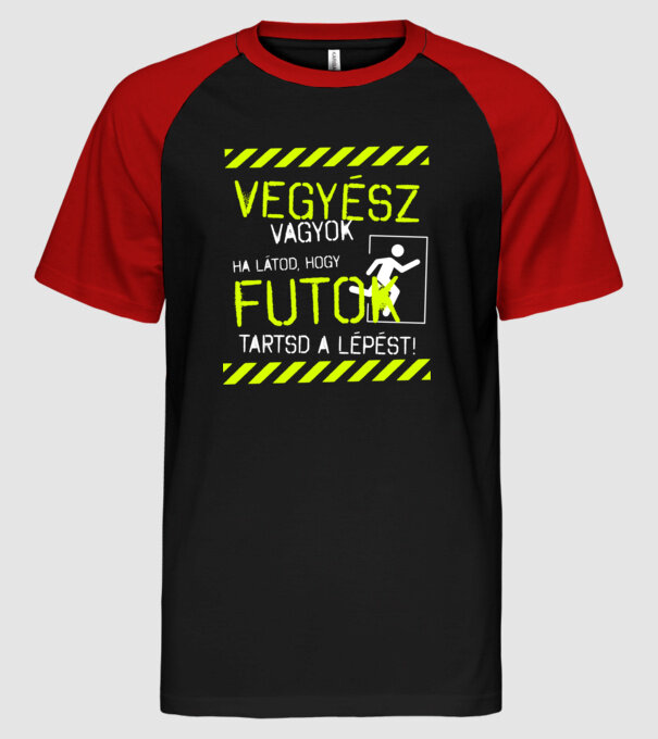  minta fekete/piros pólón