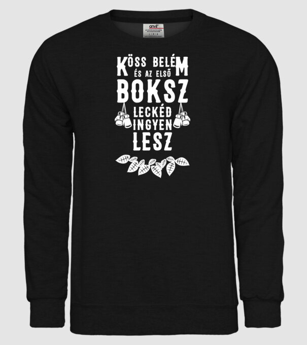  minta fekete pólón