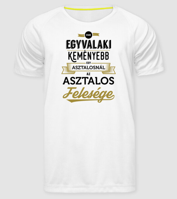  minta fehér pólón