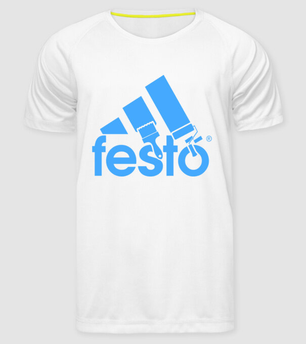  minta fehér pólón
