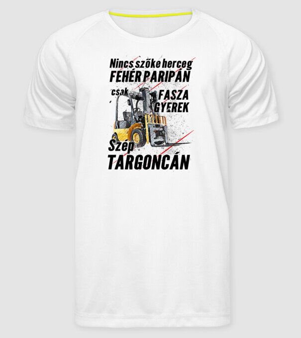  minta fehér pólón