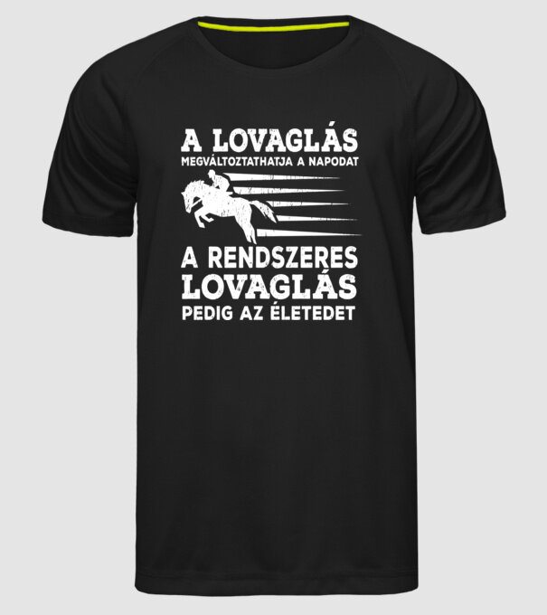  minta fekete pólón