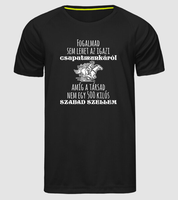  minta fekete pólón