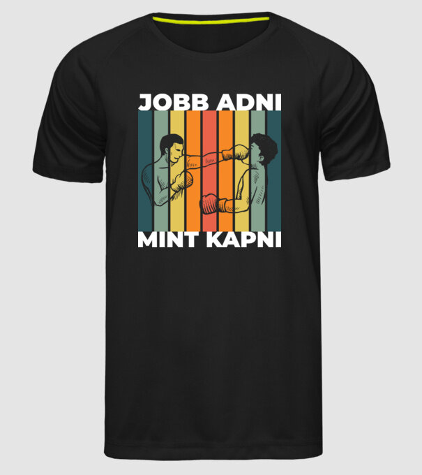  minta fekete pólón