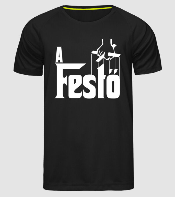  minta fekete pólón