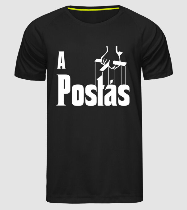  minta fekete pólón