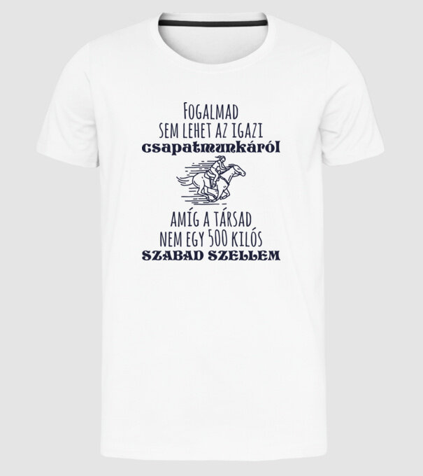 minta fehér pólón