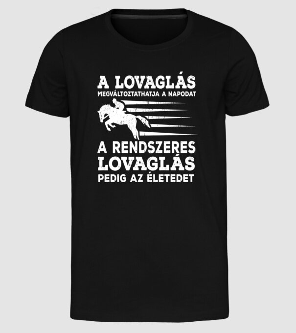  minta fekete pólón