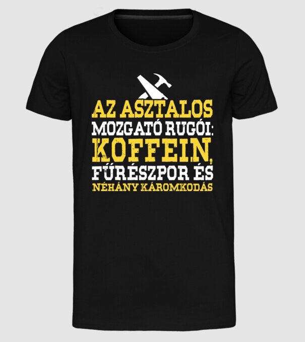  minta fekete pólón