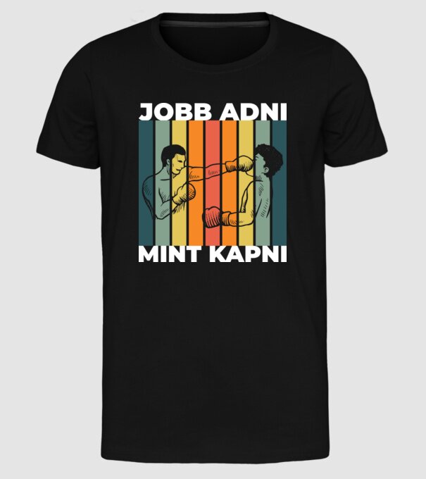  minta fekete pólón