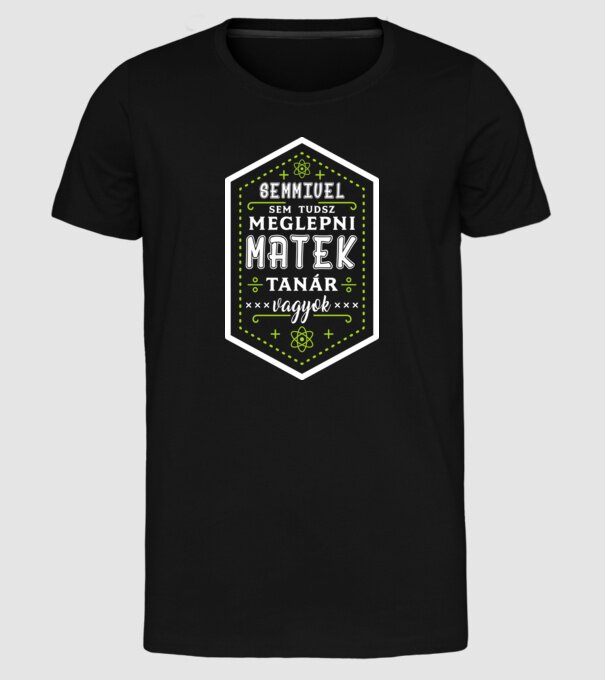  minta fekete pólón