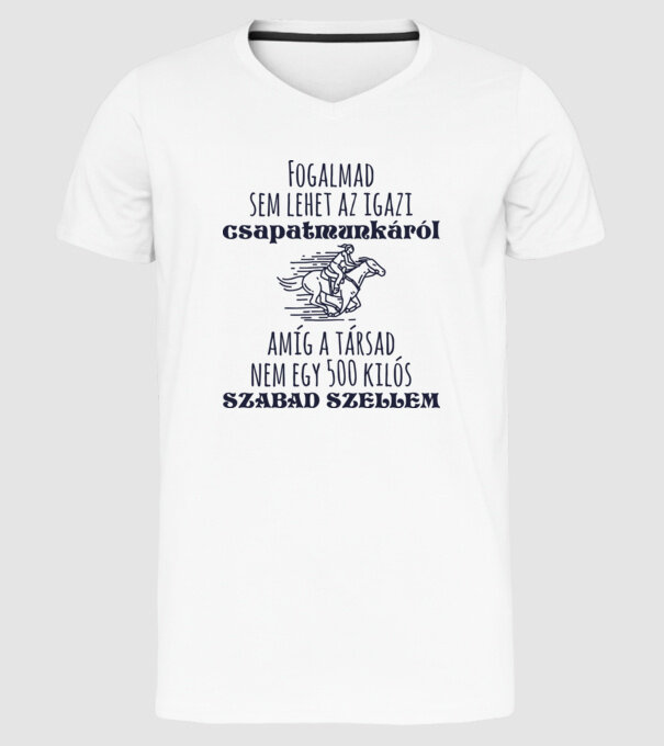  minta fehér pólón