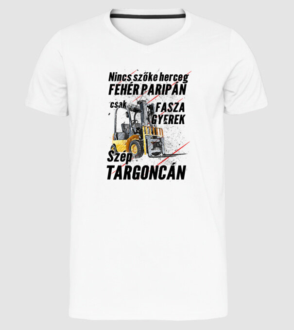  minta fehér pólón