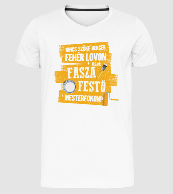  minta fehér pólón