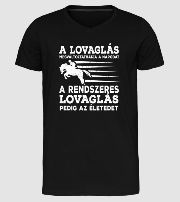  minta fekete pólón