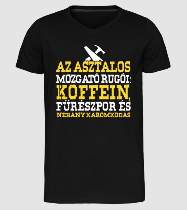  minta fekete pólón