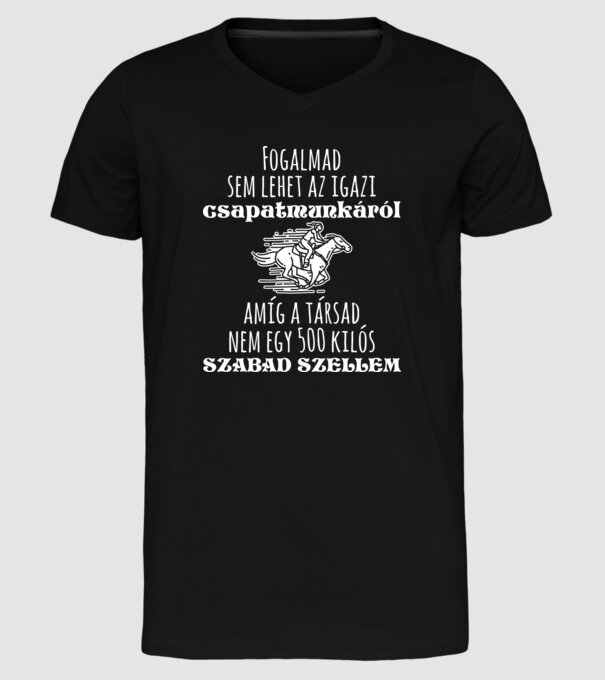  minta fekete pólón