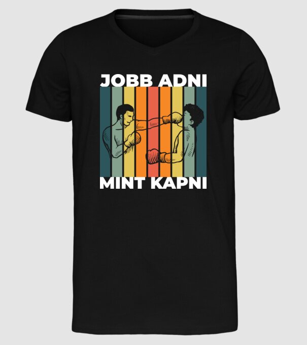  minta fekete pólón