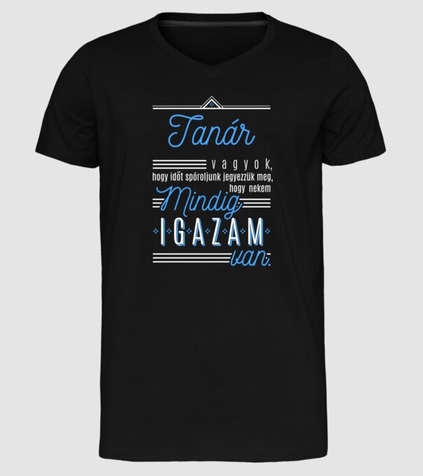  minta fekete pólón
