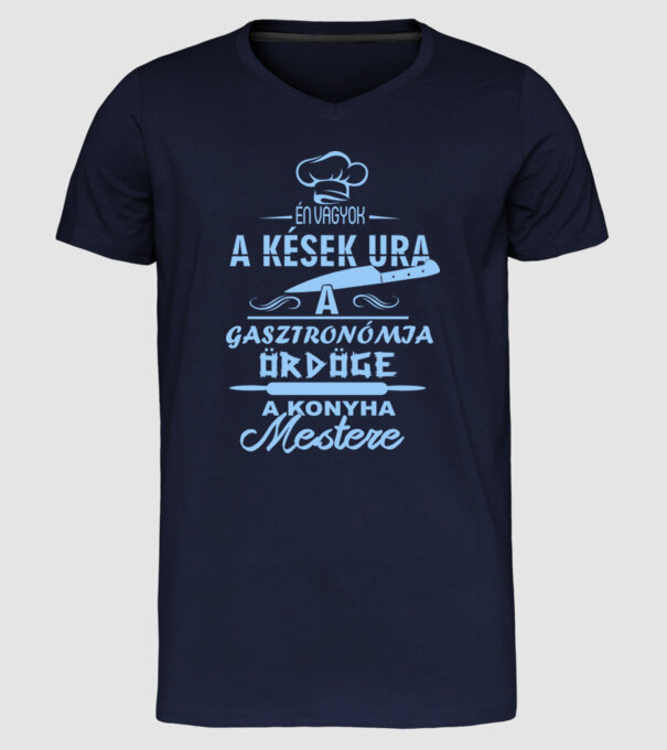  minta sötétkék pólón
