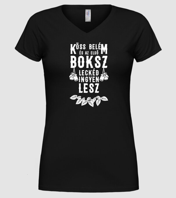  minta fekete pólón