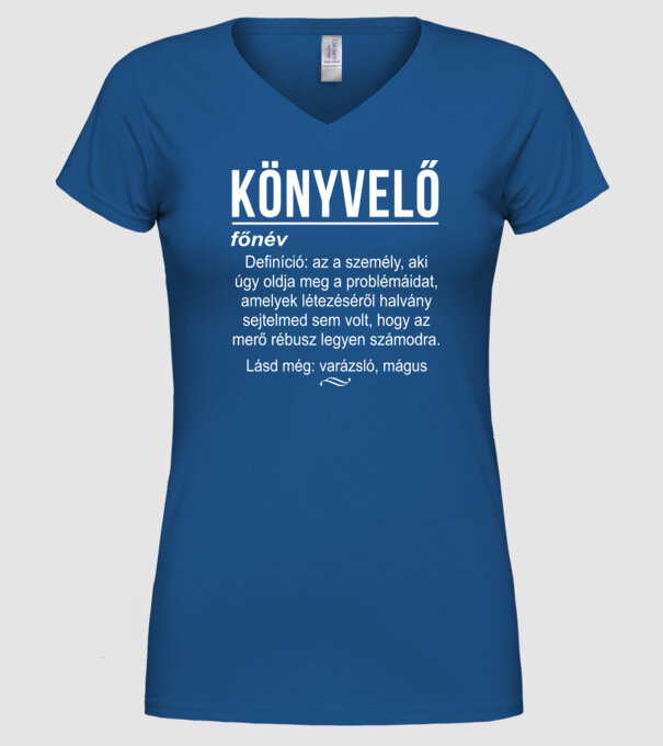  minta királykék pólón