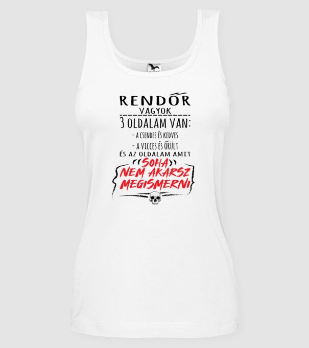  minta fehér pólón