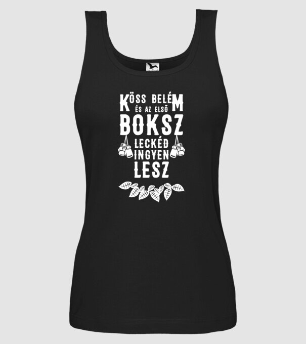  minta fekete pólón