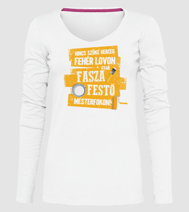  minta fehér pólón