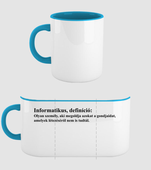  minta világoskék pólón