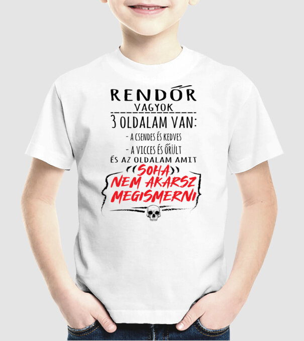  minta fehér pólón