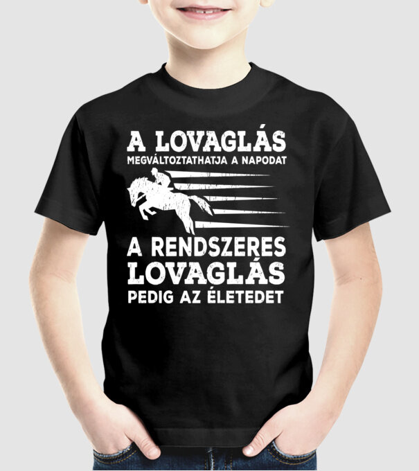  minta fekete pólón