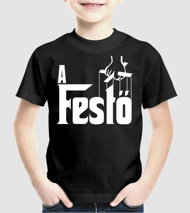  minta fekete pólón