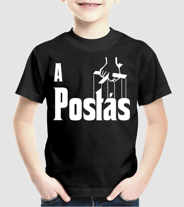  minta fekete pólón