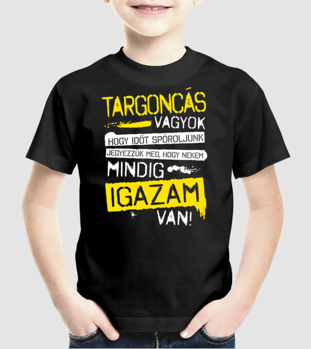  minta fekete pólón