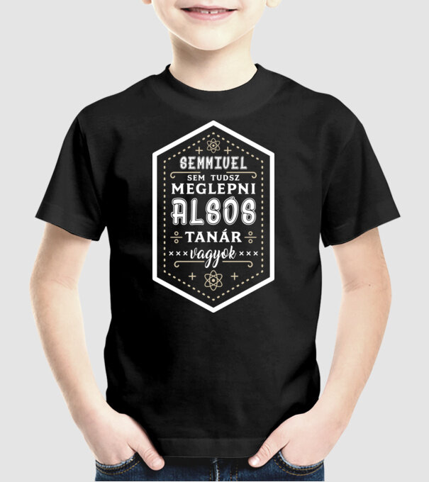  minta fekete pólón