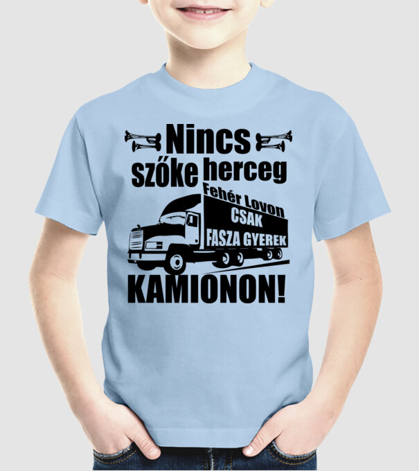  minta világoskék pólón