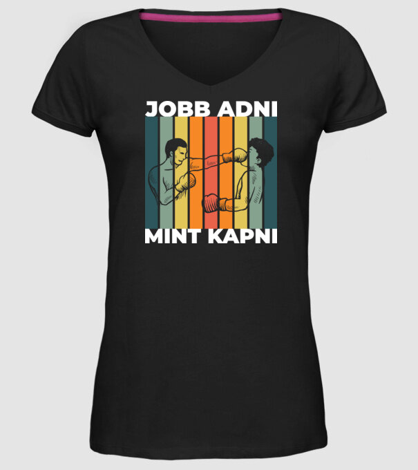  minta fekete pólón